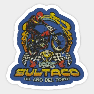 Bultaco 1975 Year of The Bull Sticker